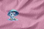 Vorbestellung * Cutie Rain Unicorn * Panel - Eigenproduktion - Rosa